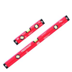 FREEMANS Box Section Aluminum Spirit Level with Magnet